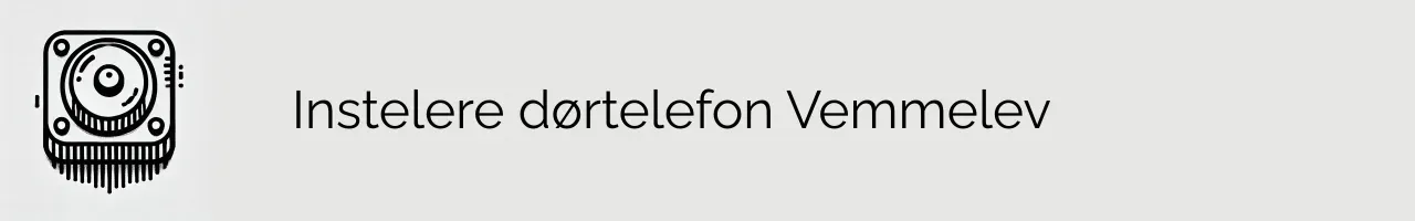 Instelere dørtelefon Vemmelev